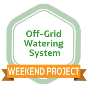 Badge Off-grid Watering